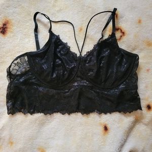 SHEIN Midnight Black Lace Bralette